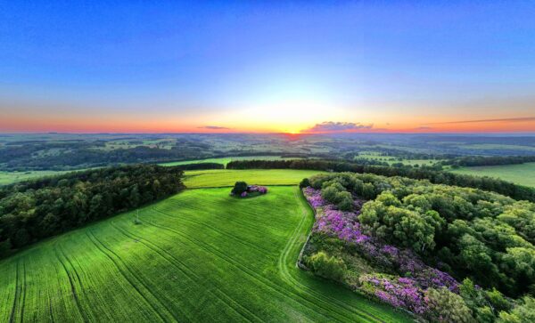 Dusk – Stanton Moor – Canvas, Derbyshire, Peak District National Park, UK,Photography By Papa Bear. All rights reserved ©