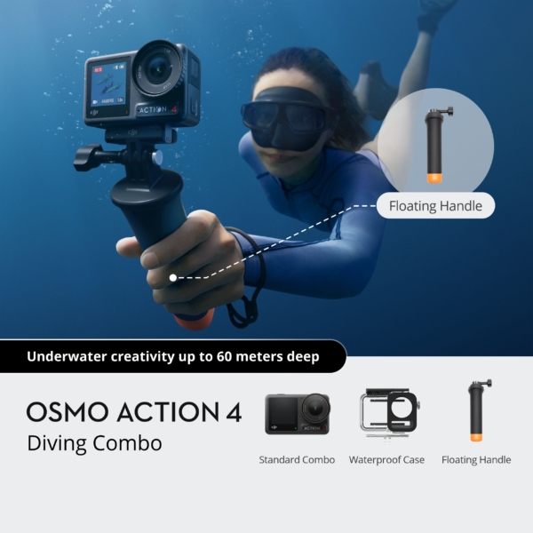 DJI Osmo Action 4 Diving Combo Camera