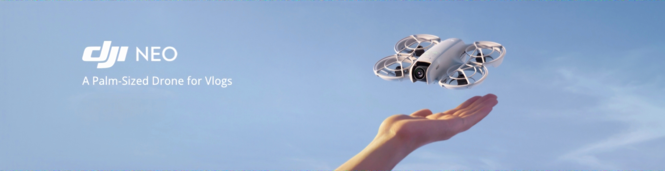 DJI Neo: Ultra-portable drone with full-coverage propeller guards, lightweight drone with AI subject tracking, 4K video drone with QuickShots, voice control, immersive motion capabilities, and easy palm takeoff. Perfect for capturing dynamic adventures.